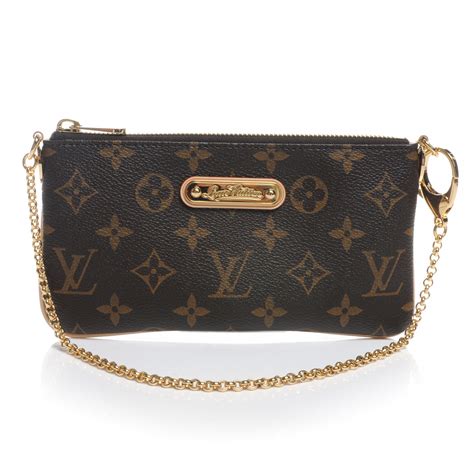 LOUIS VUITTON Monogram Milla Clutch MM.